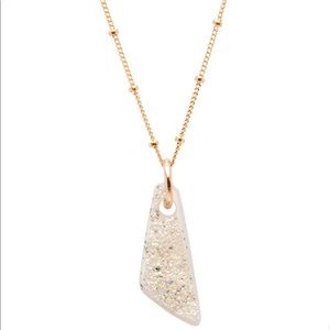 Pratt Daddy Crystals Druzy Agate Choker Necklace